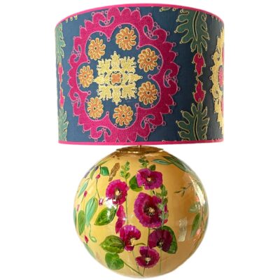Lamp Butter Yellow Baroque