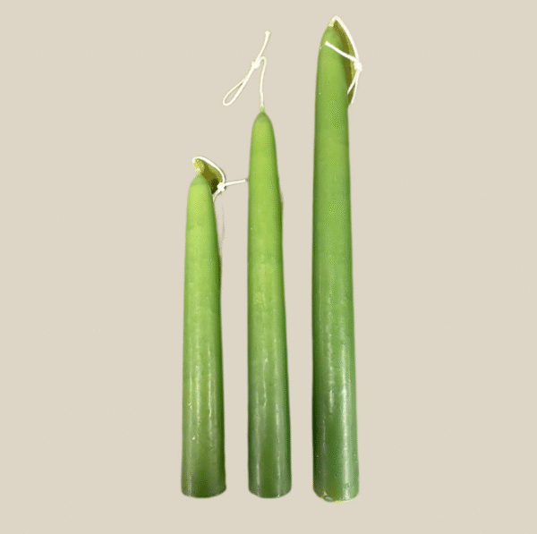3 keer kaars groen