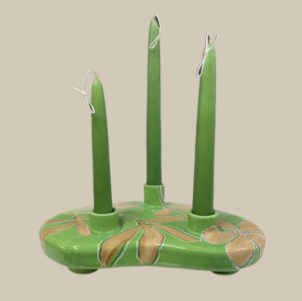 Kandelaar Groen Leaf - Afbeelding 3