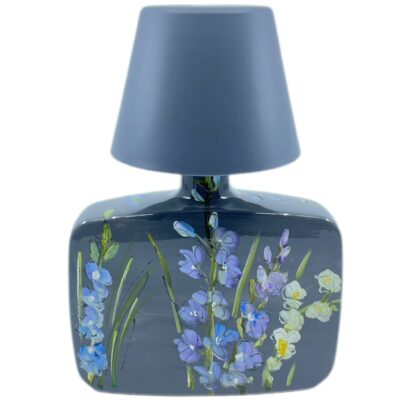 Tafellamp Grey flowers