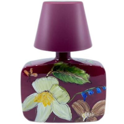 Tafellamp Bordeaux Flowers