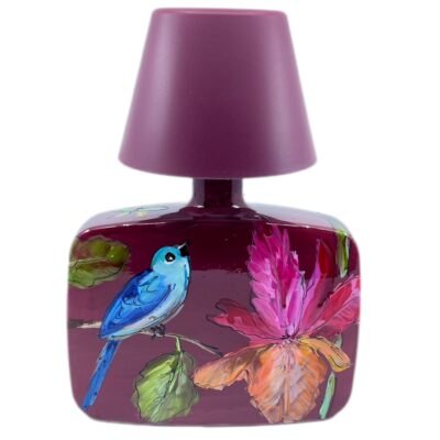 Tafellamp Bordeaux Flowers