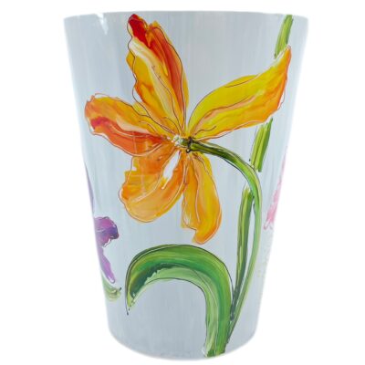 Geurkaars Flowers White Big