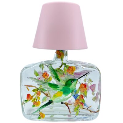 Tafellamp Pink Birds