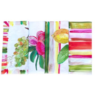 Servettenset: 4 stuks Off-white