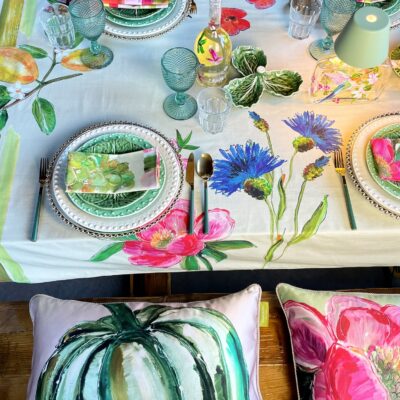 Tafelkleed Flowerfield Groen