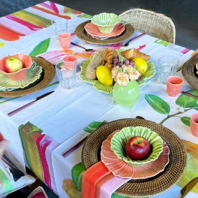 Servettenset: 4 stuks Off-white