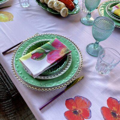 Servettenset: 4 stuks Roze