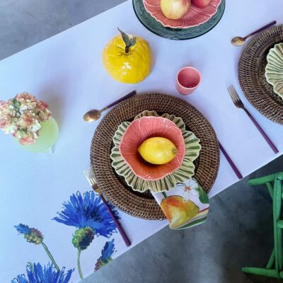 Tafelkleed Flowerfield Off-white