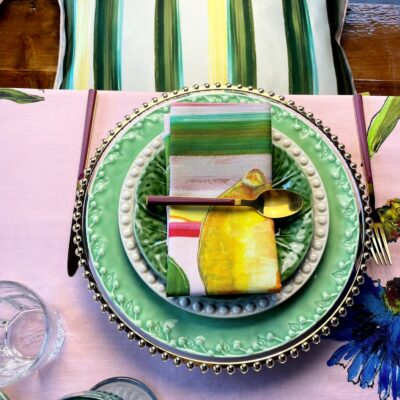 Tafelkleed Flowerfield Roze