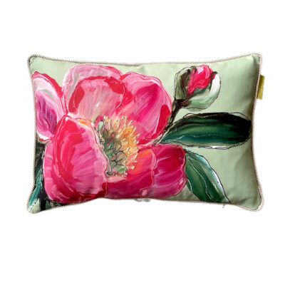 Kussen Rechthoek Flower pink